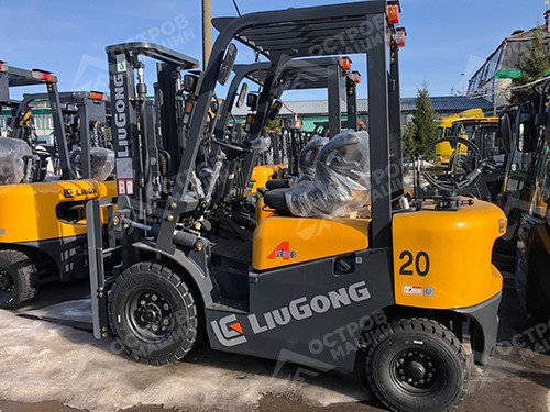 Газ-бензиновый вилочный погрузчик CPCD20 (2 тонны)