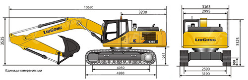 Экскаватор LiuGong CLG933E гусеничный (32 тонны)