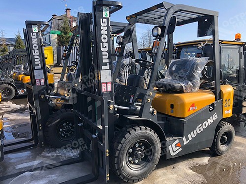 Газ-бензиновый вилочный погрузчик CPCD20 (2 тонны)