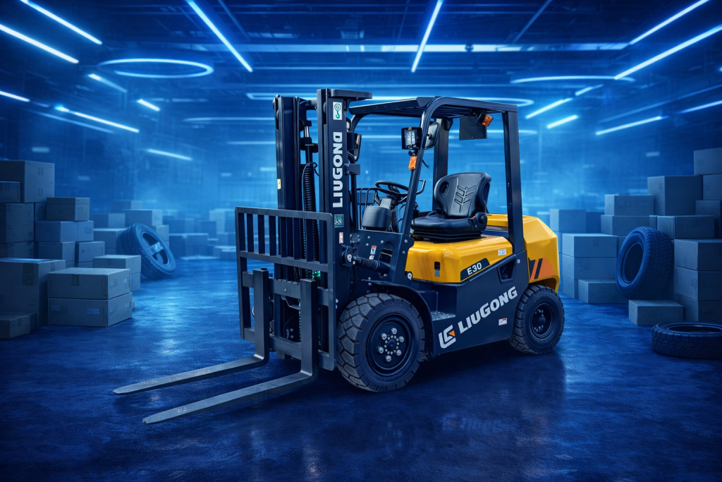 Дизельный вилочный погрузчик нового поколения LiuGong CPCD30E (3 тонны) Дизельный вилочный погрузчик нового поколения LiuGong CPCD30E (3 тонны)