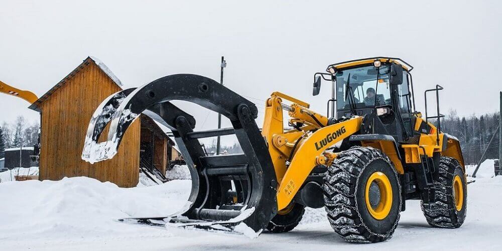 Техника LiuGong зимой
