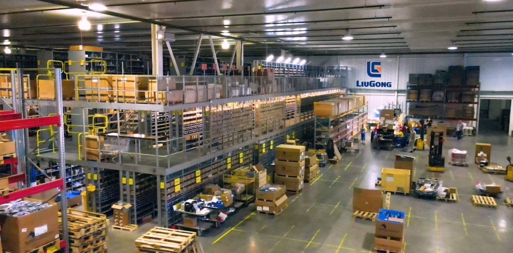 Склад запчастей LiuGong в Москве