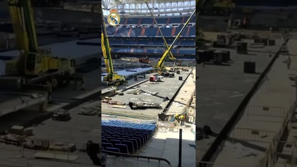 Техника LiuGong работает на реконструкции стадиона Сантьяго Бернабеу