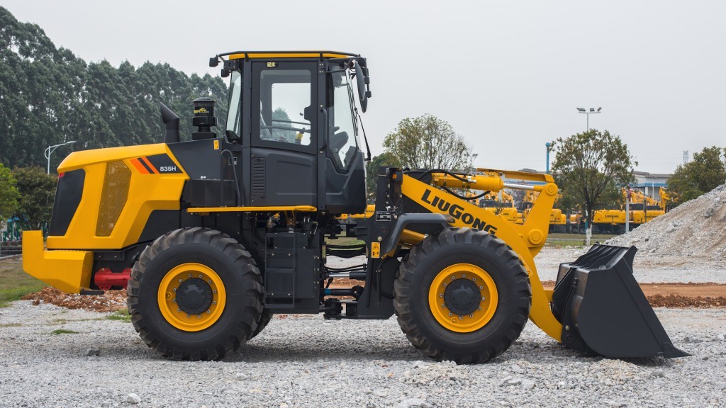 Современный дизайн фронтальных погрузчиков LiuGong