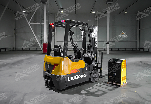 Электрический вилочный погрузчик LiuGong CLGA16-T, трехопорный