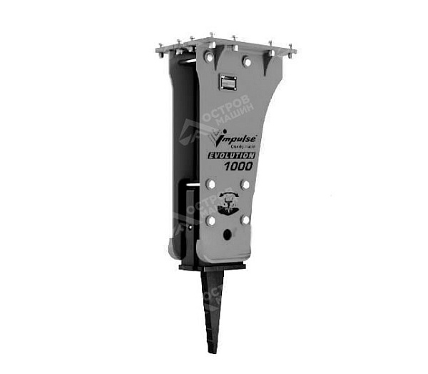 Гидрорыхлитель Impulse Evolution 1500 на экскаватор-погрузчик