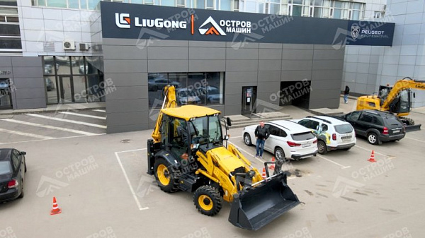 Экскаватор-погрузчик LiuGong CLG 777A разноколесный