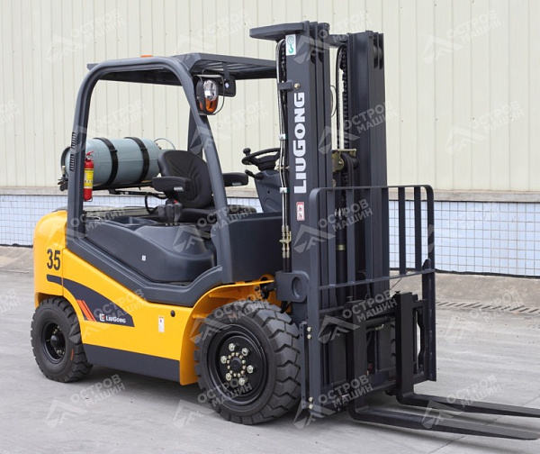 Газ-бензиновый вилочный погрузчик CPCD35 (3,5 тонны)