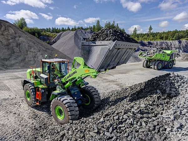 Электрический фронтальный погрузчик LiuGong 870HE