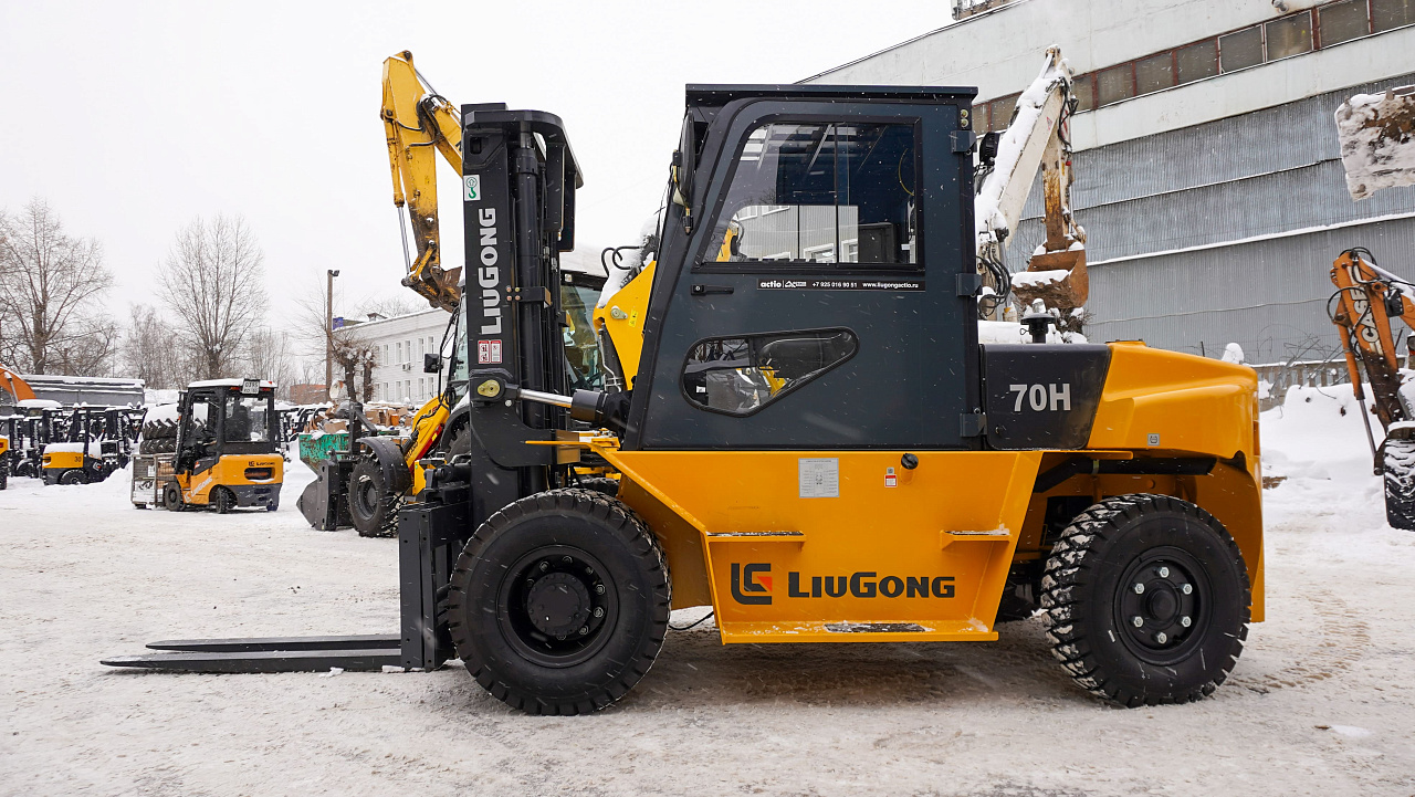Дизельный вилочный погрузчик LiuGong CLG2070H Isuzu (7 тонн)