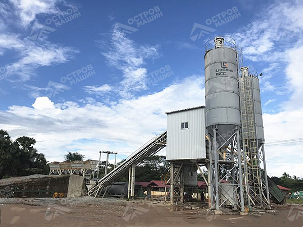 Бетоносмесительная установка HZS90A