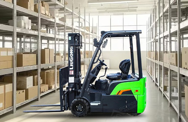 Электрический вилочный погрузчик CPDS16FMI трехопорный (1,6 тонны)