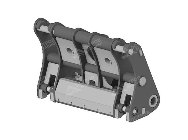 Быстросъемное устройство для фронтального погрузчика